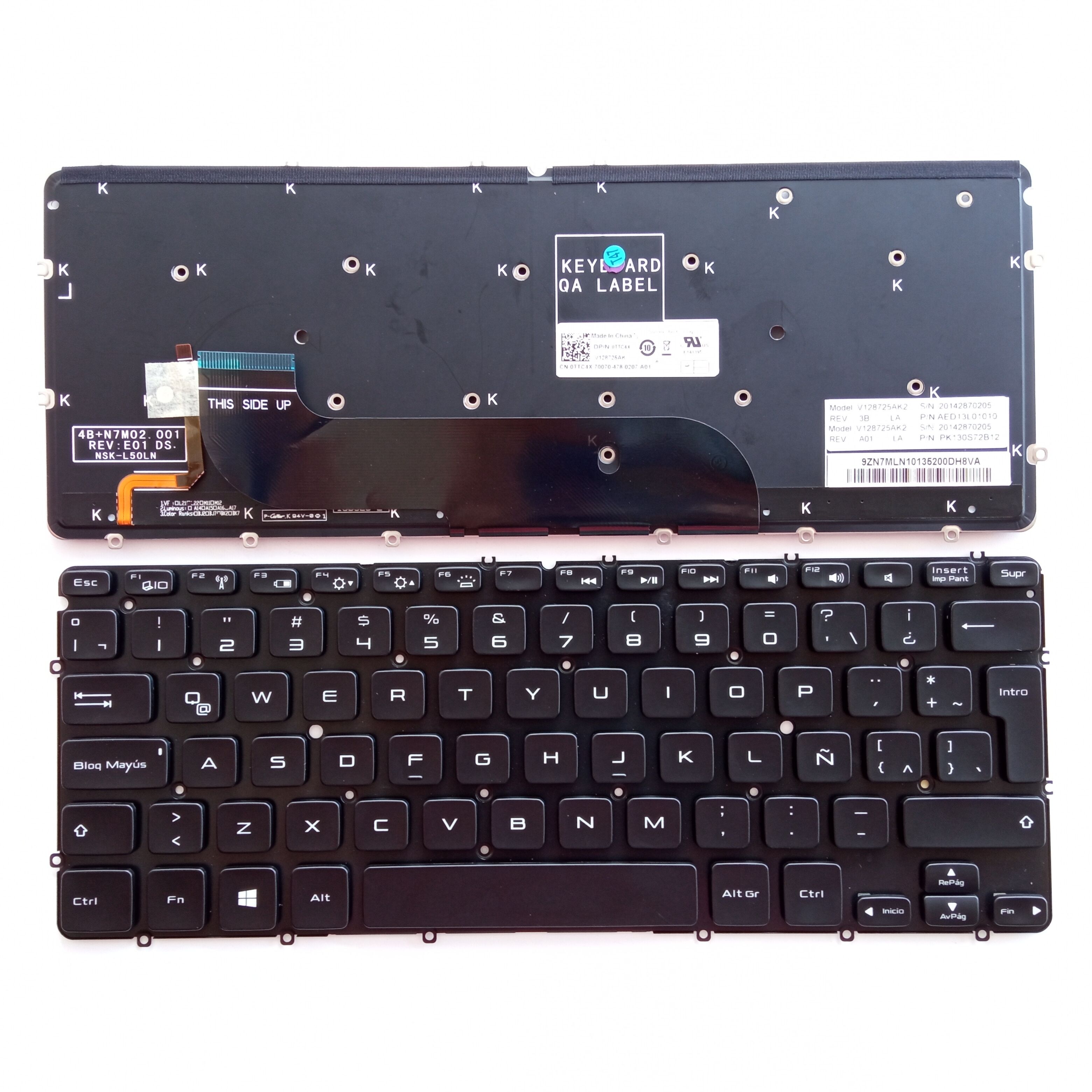 Picture of New Replacement Laptop Keyboard For DELL L321X BLACK Backlit LA Layout